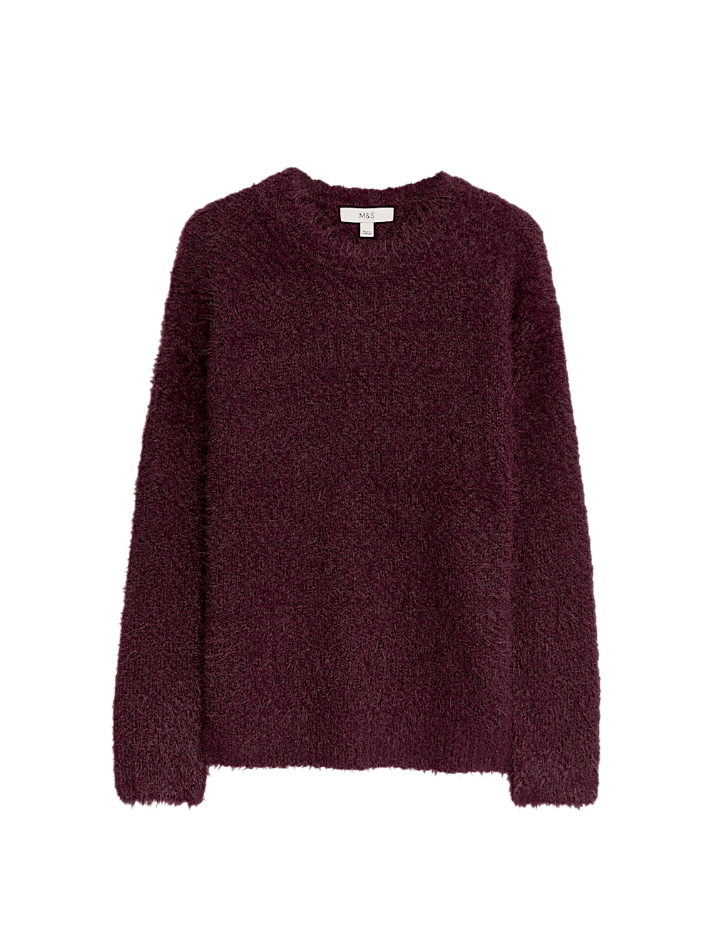 Textured Crew Neck Jumper