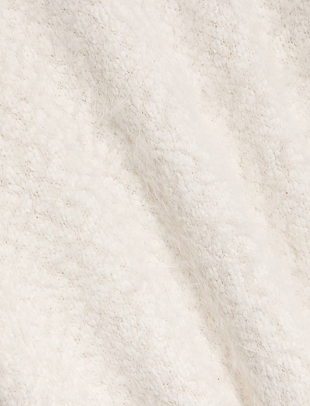 Textured Crew Neck Jumper