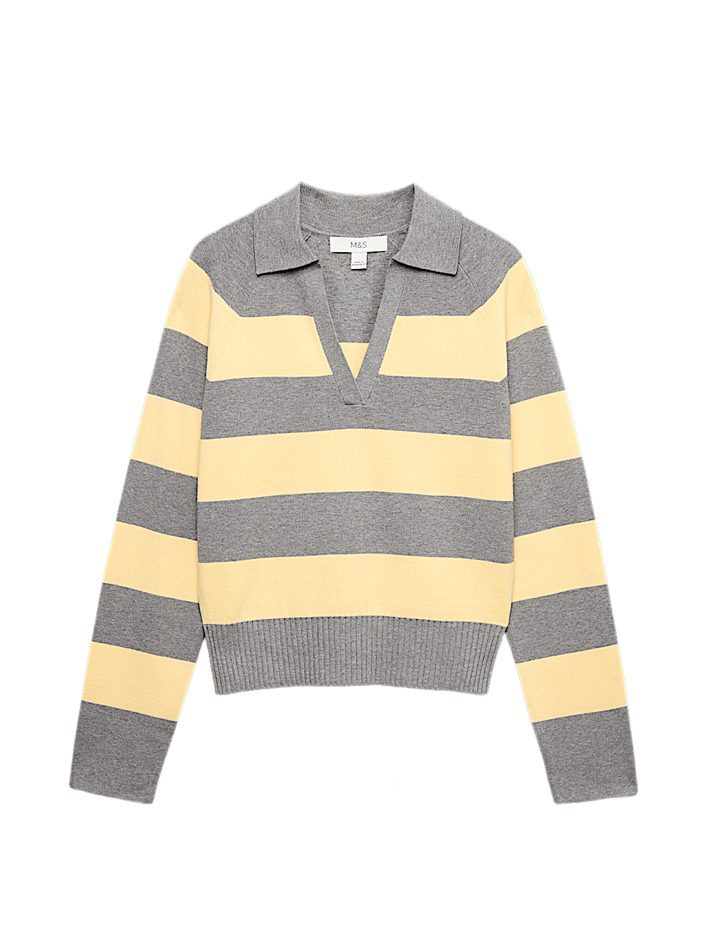 Striped Knitted Rugby Top