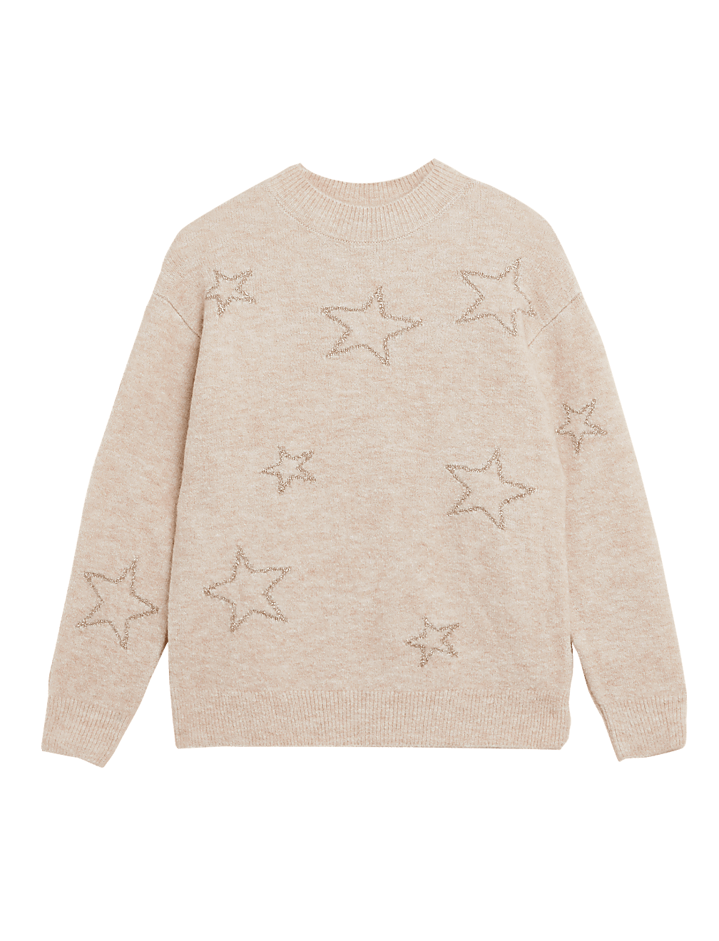 Sparkly Star Crew Neck Jumper