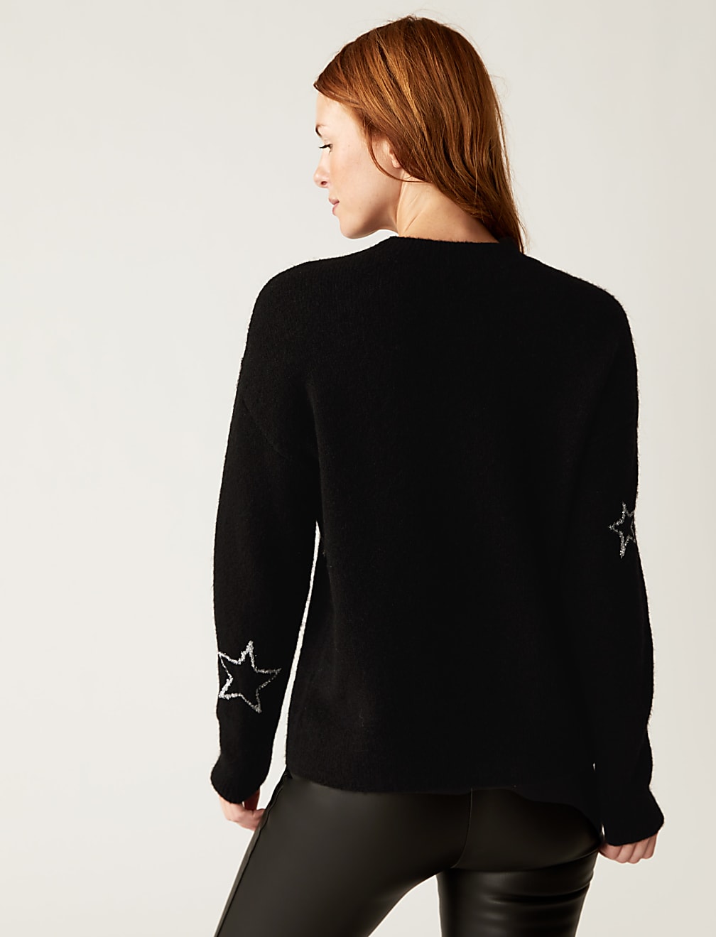 Sparkly Star Crew Neck Jumper