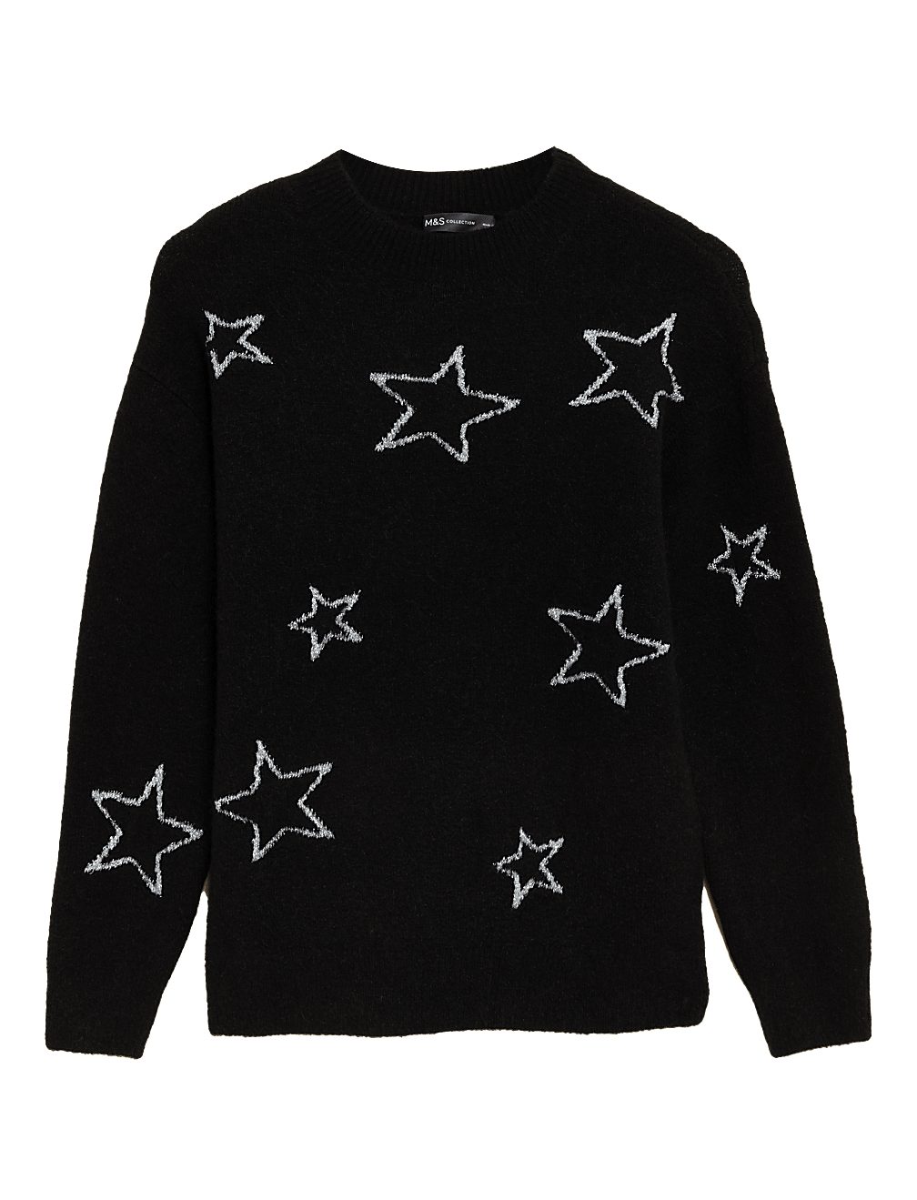 Sparkly Star Crew Neck Jumper