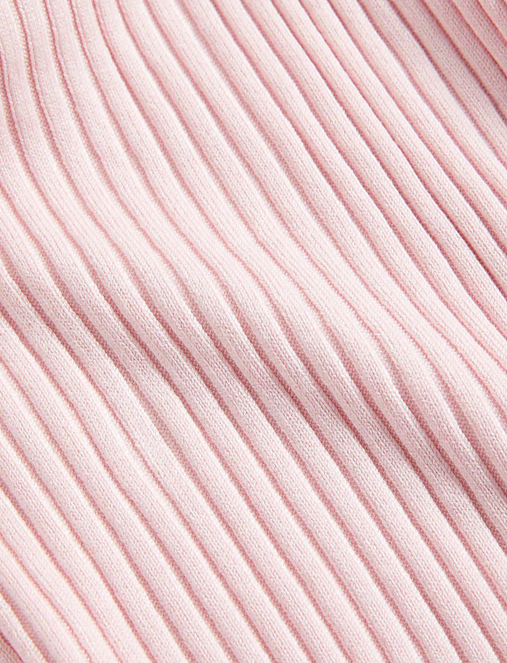 Ribbed Collared V-Neck Jumper