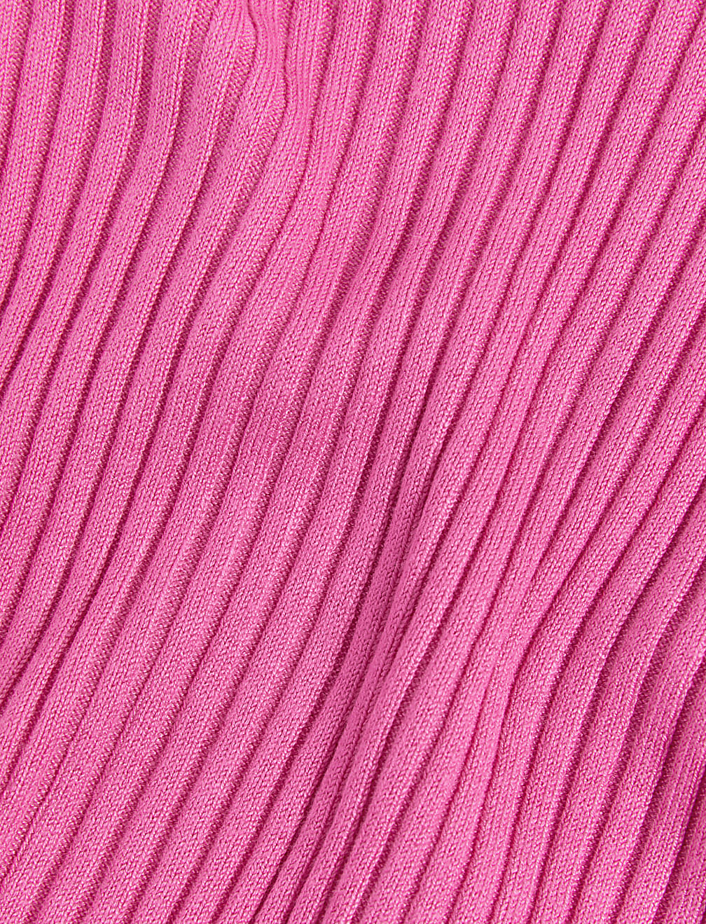 Ribbed Collared V-Neck Jumper