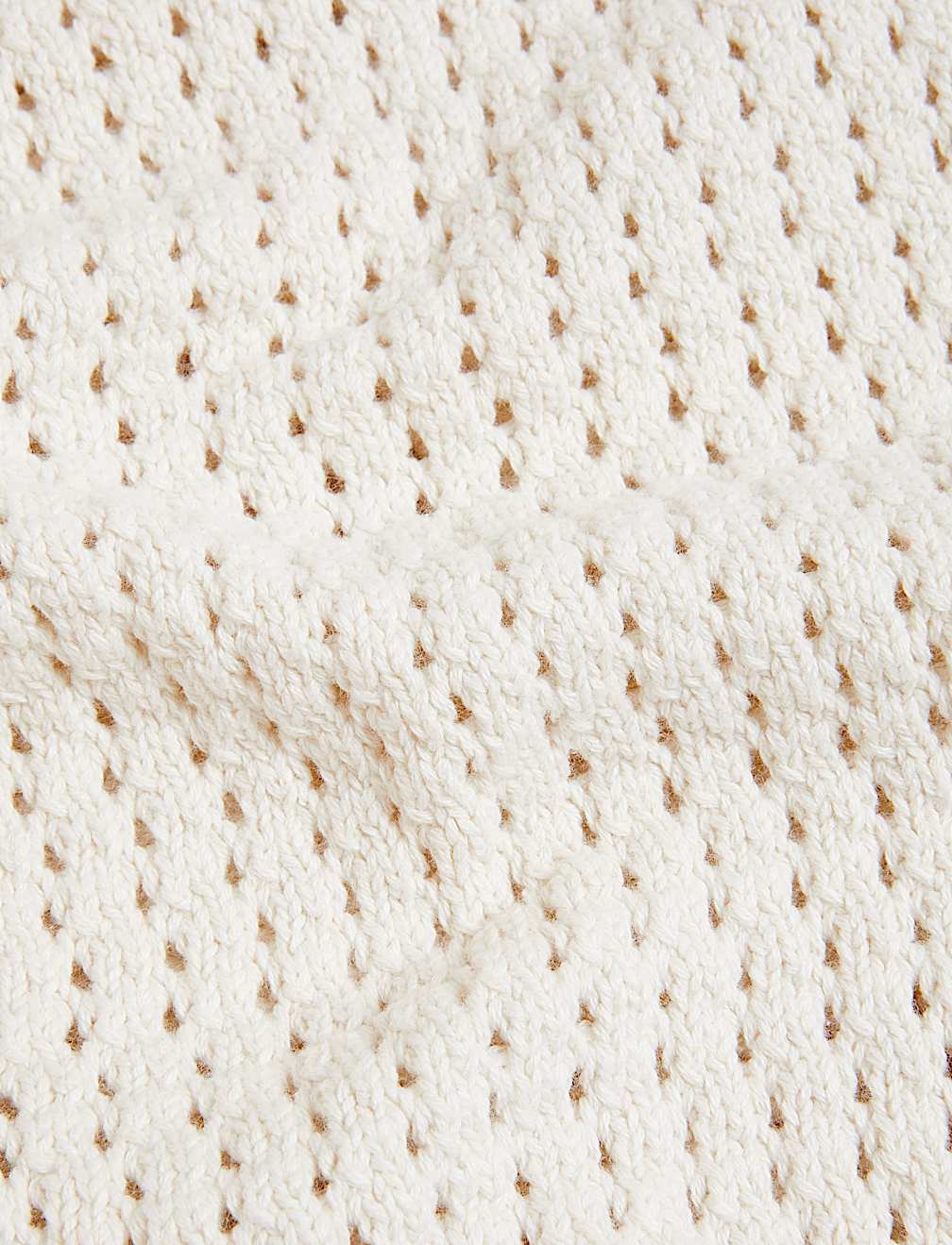 Cotton Rich Textured Collared Cardigan