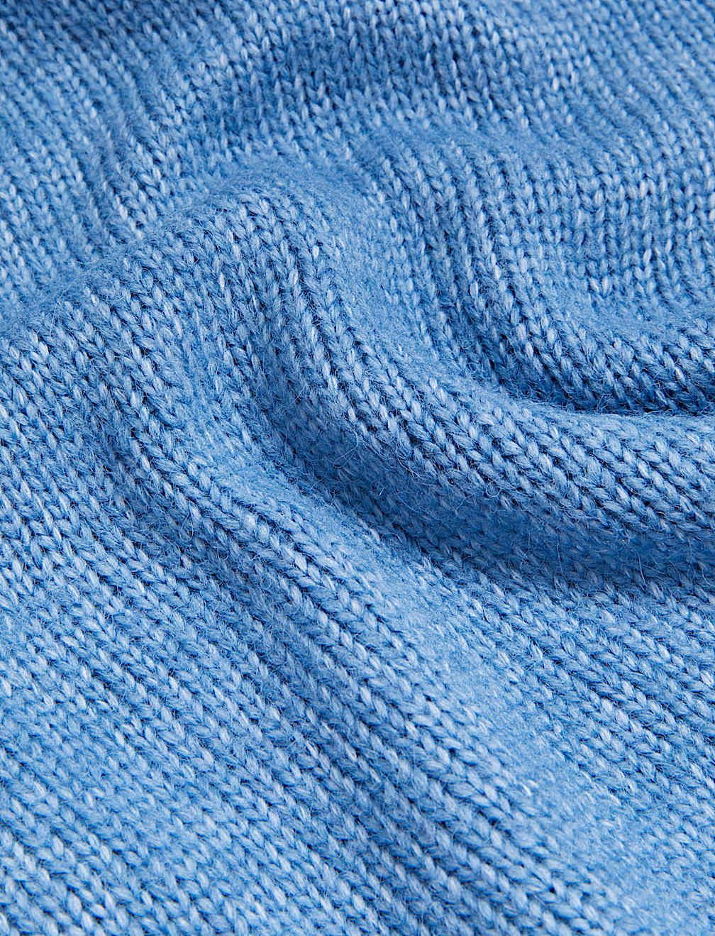 Recycled Blend Textured Crew Neck Jumper