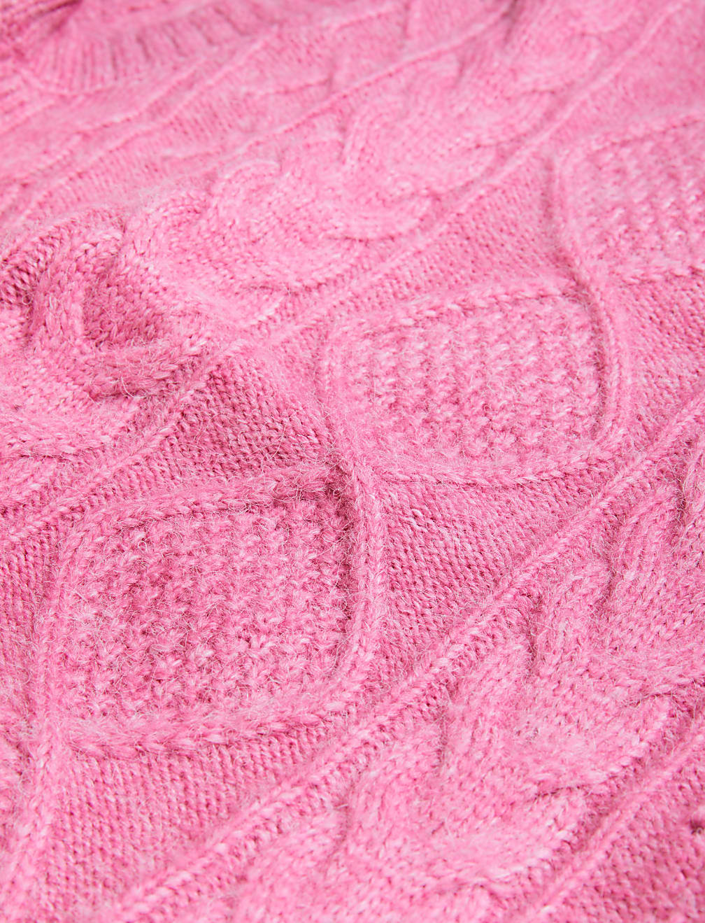Recycled Blend Cable Knit Knitted Vest