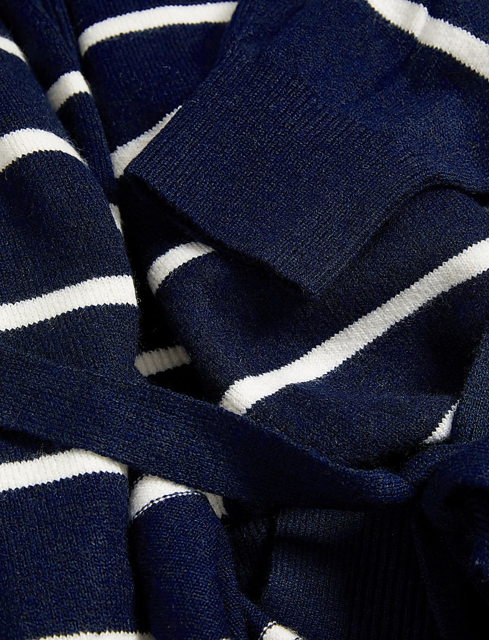 Recycled Blend Striped Relaxed Cardigan