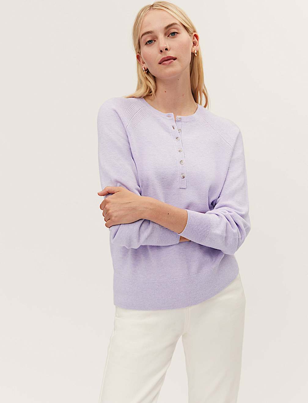 Recycled Blend Relaxed Longline Jumper