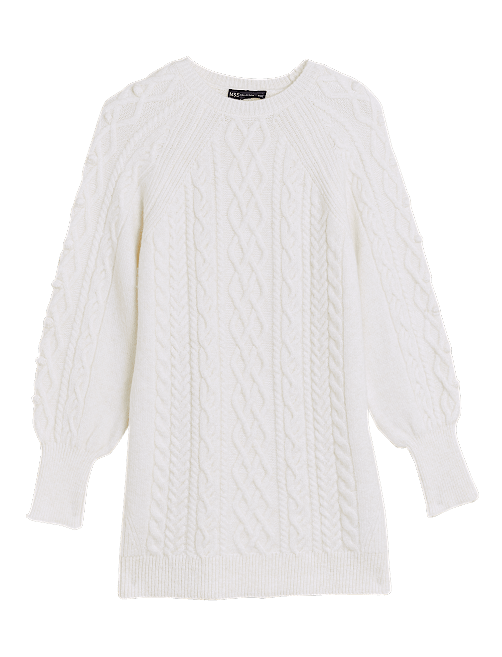 Cable Knit Mini Jumper Dress