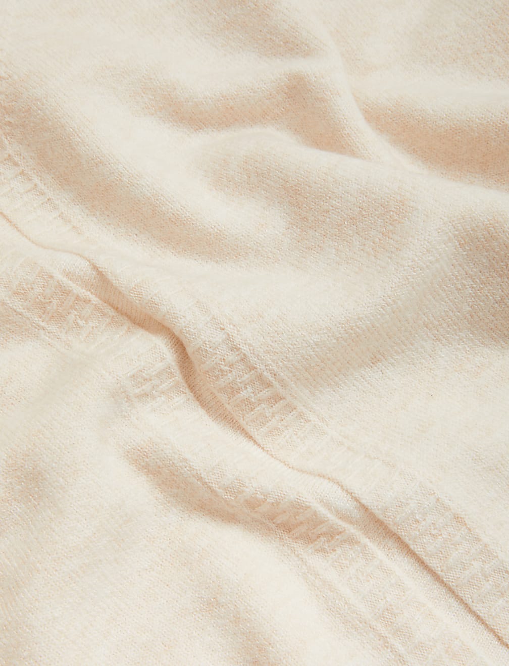 Recycled Blend Textured V-Neck Jumper