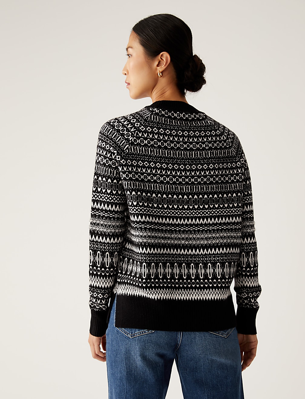 Recycled Blend Fair Isle Relaxed Jumper