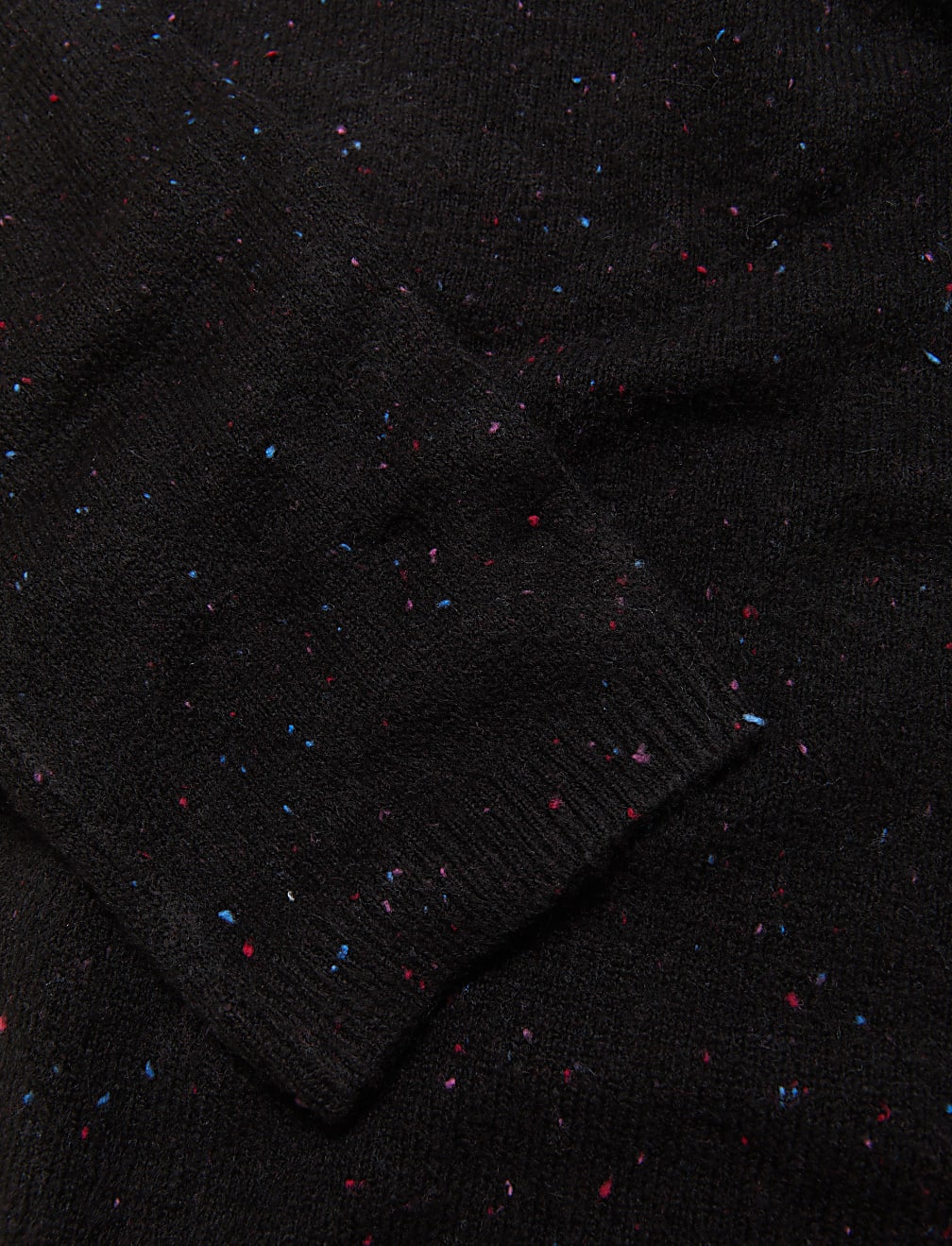 Textured V-Neck Relaxed Jumper
