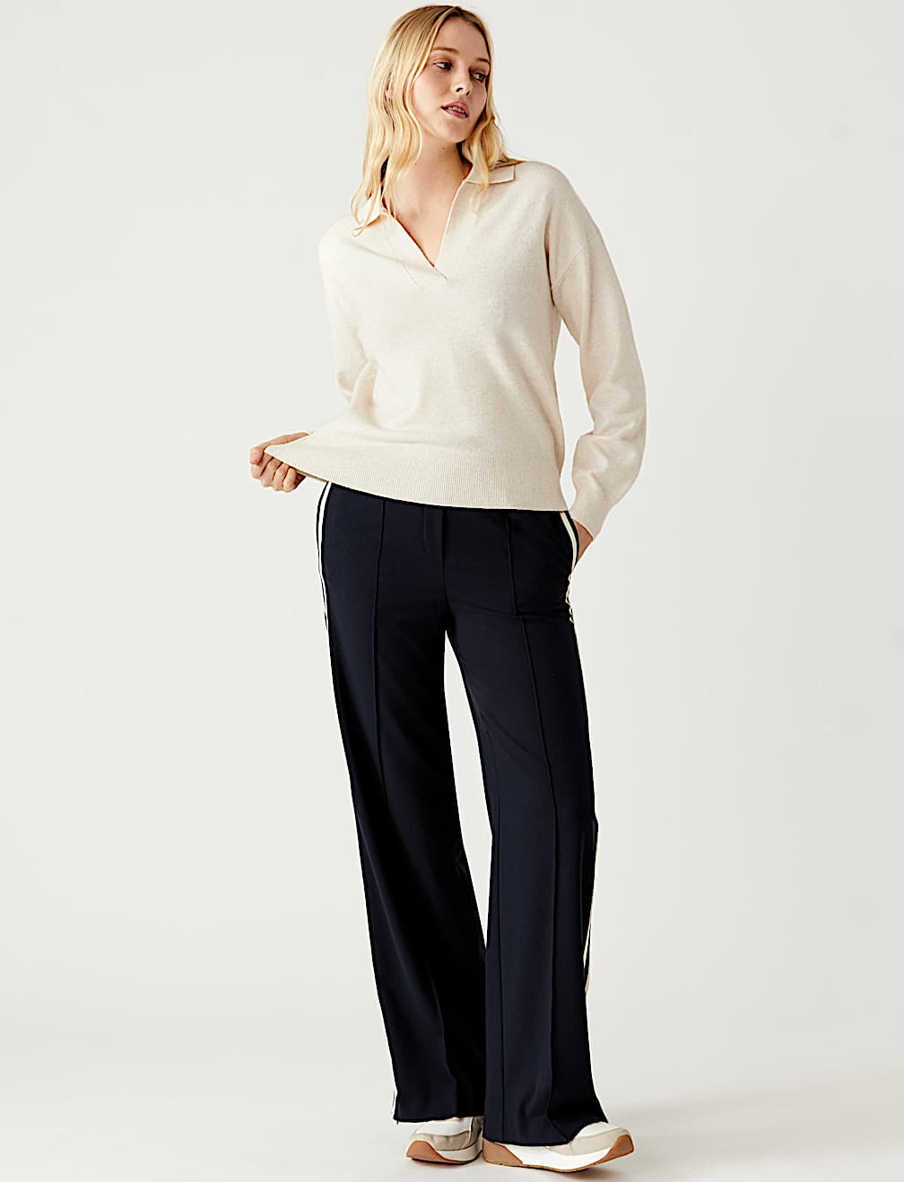 Collared Relaxed Jumper