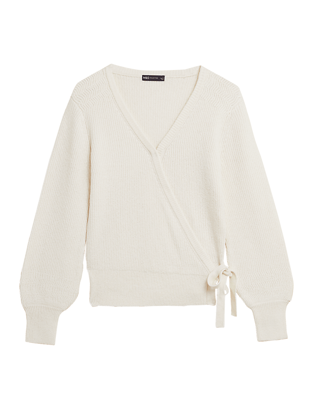 V-Neck Wrap Jumper