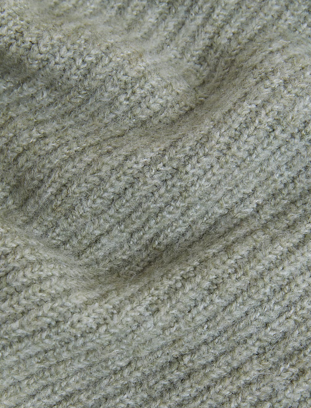 Ribbed V-Neck Relaxed Longline Cardigan