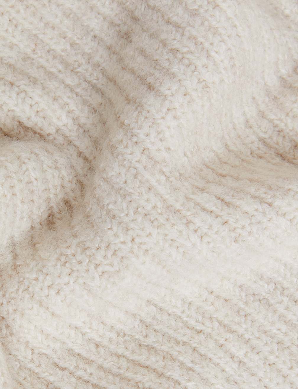 Ribbed V-Neck Relaxed Longline Cardigan