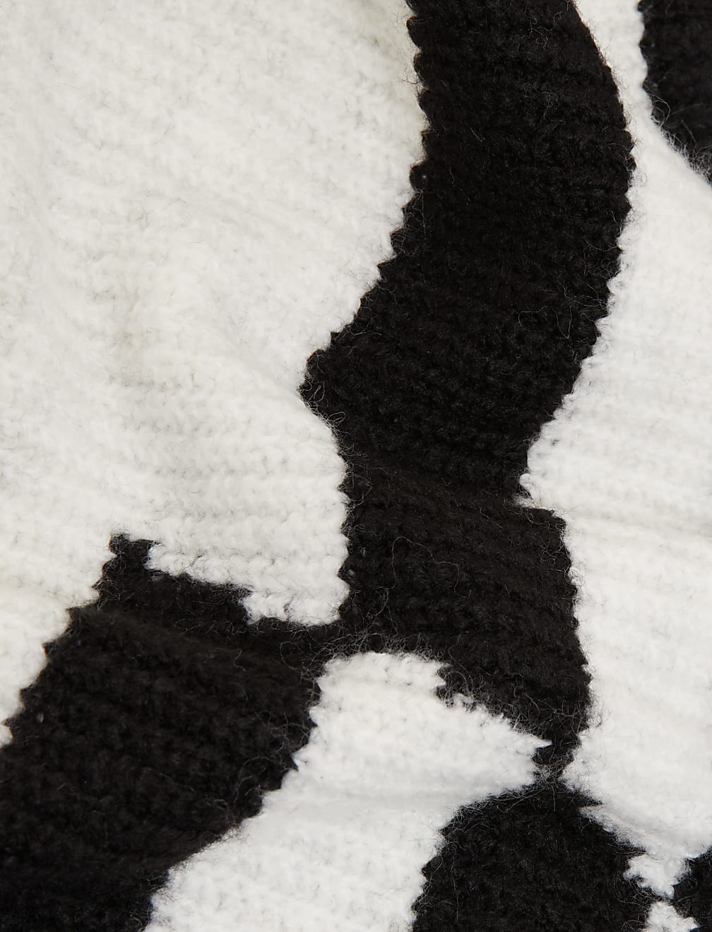 Ribbed Striped Crew Neck Relaxed Jumper