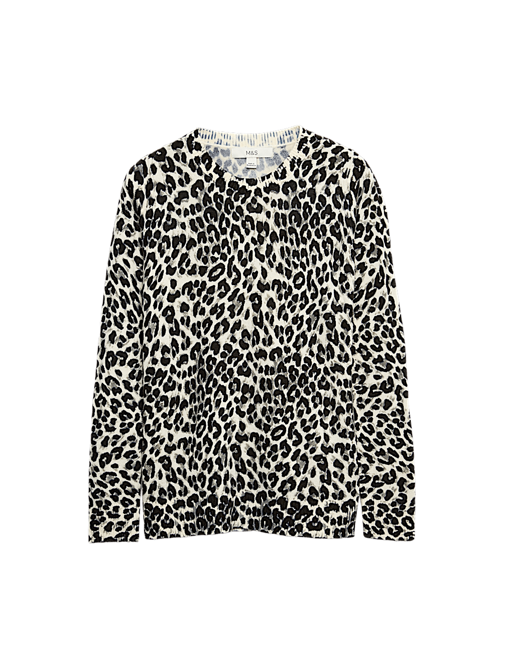 Animal Print Crew Neck Jumper