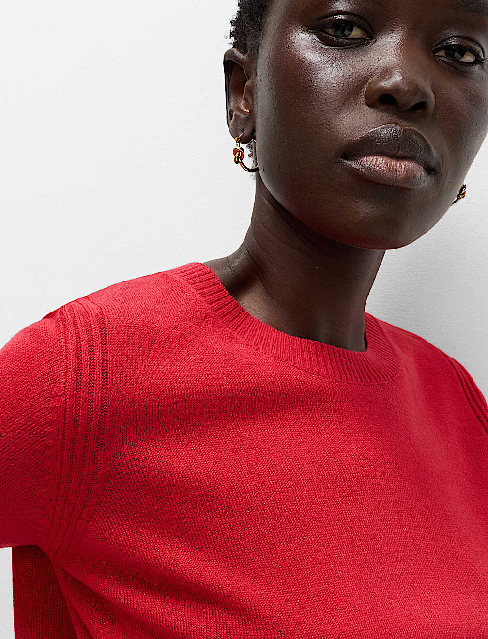 Cashmilon Sparkle Crew Neck Jumper