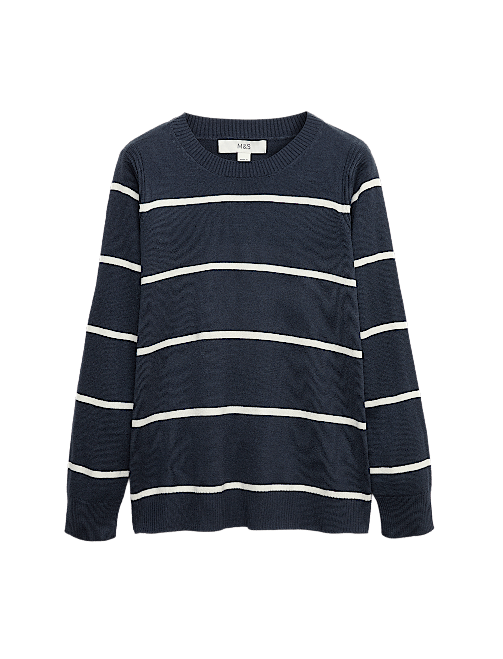 Supersoft Striped Crew Neck Jumper
