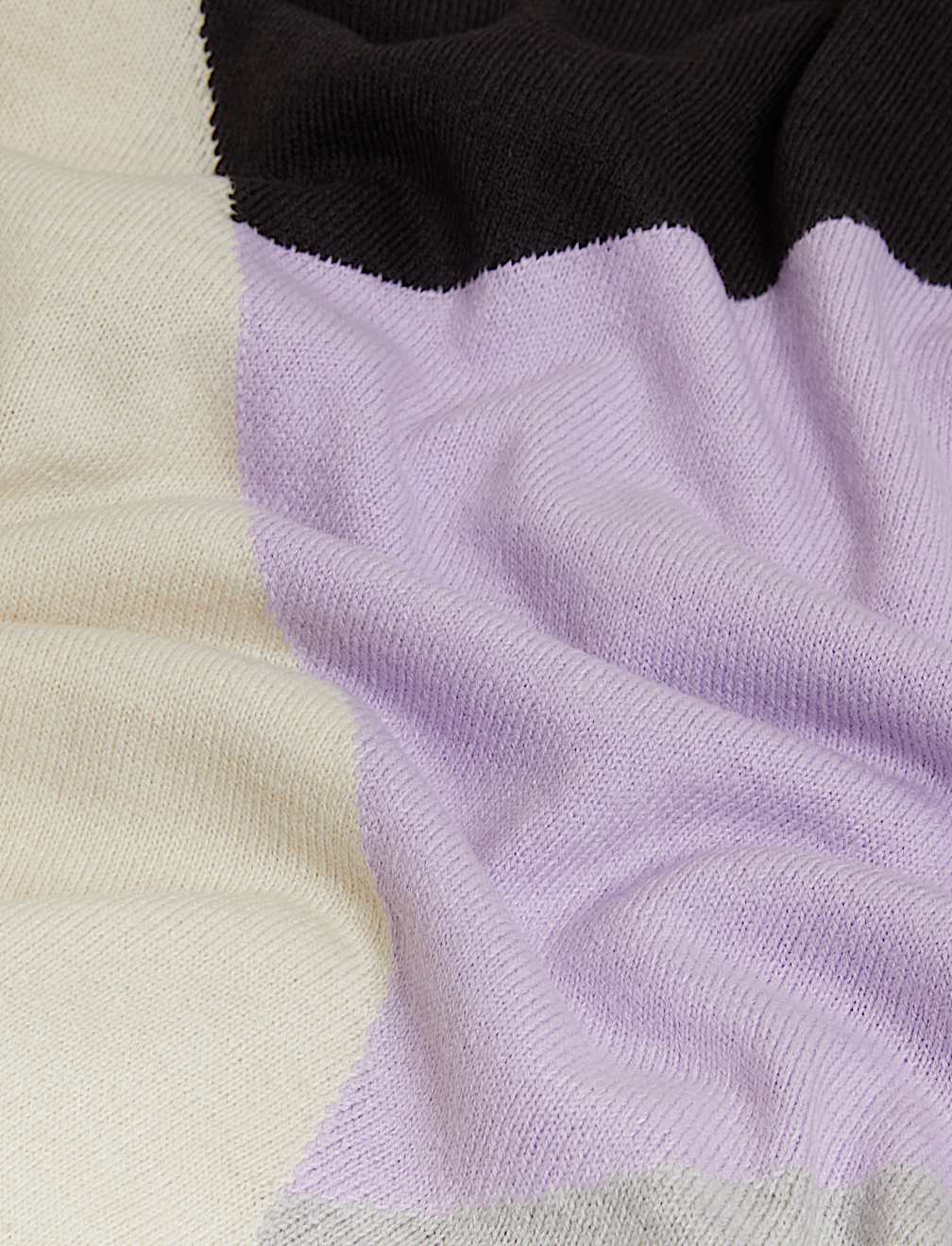 Supersoft Colour Block Crew Neck Jumper