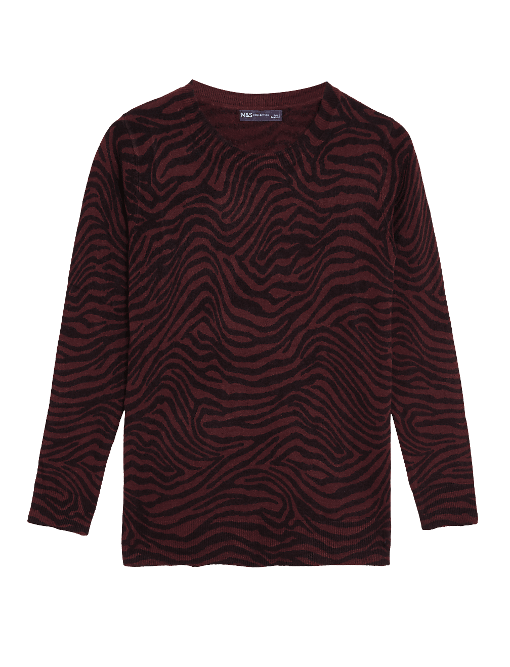 Supersoft Animal Print Crew Neck Jumper
