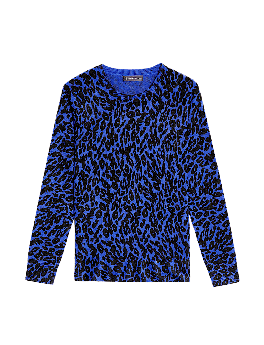 Supersoft Animal Print Crew Neck Jumper