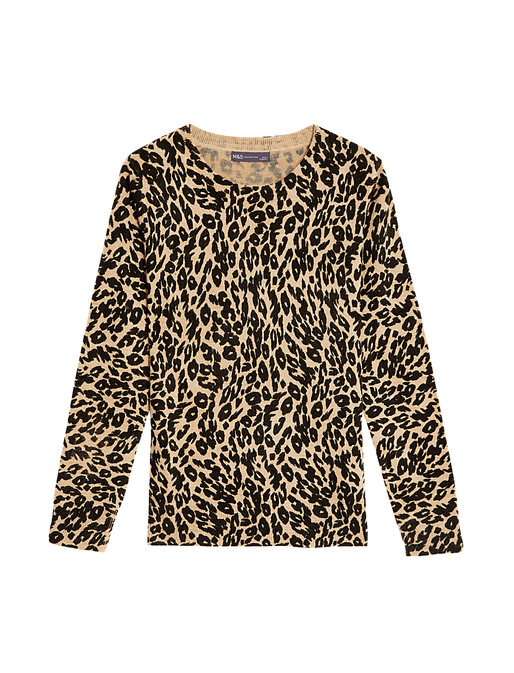 Supersoft Animal Print Crew Neck Jumper