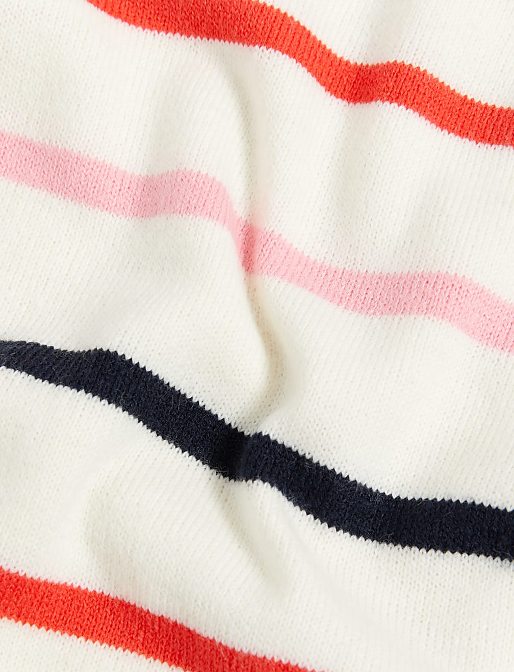 Supersoft Striped Crew Neck Jumper