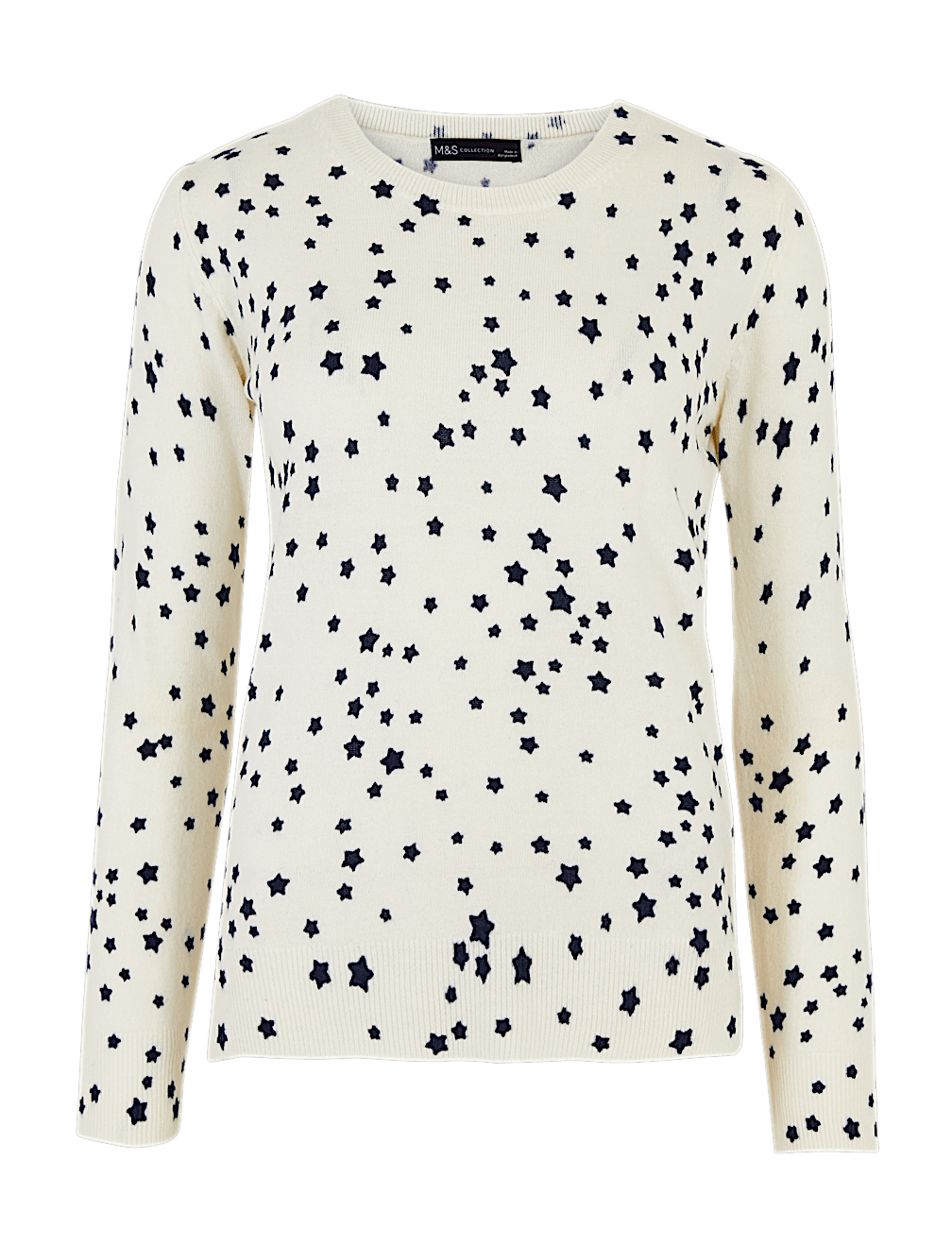 Supersoft Star Print Crew Neck Jumper