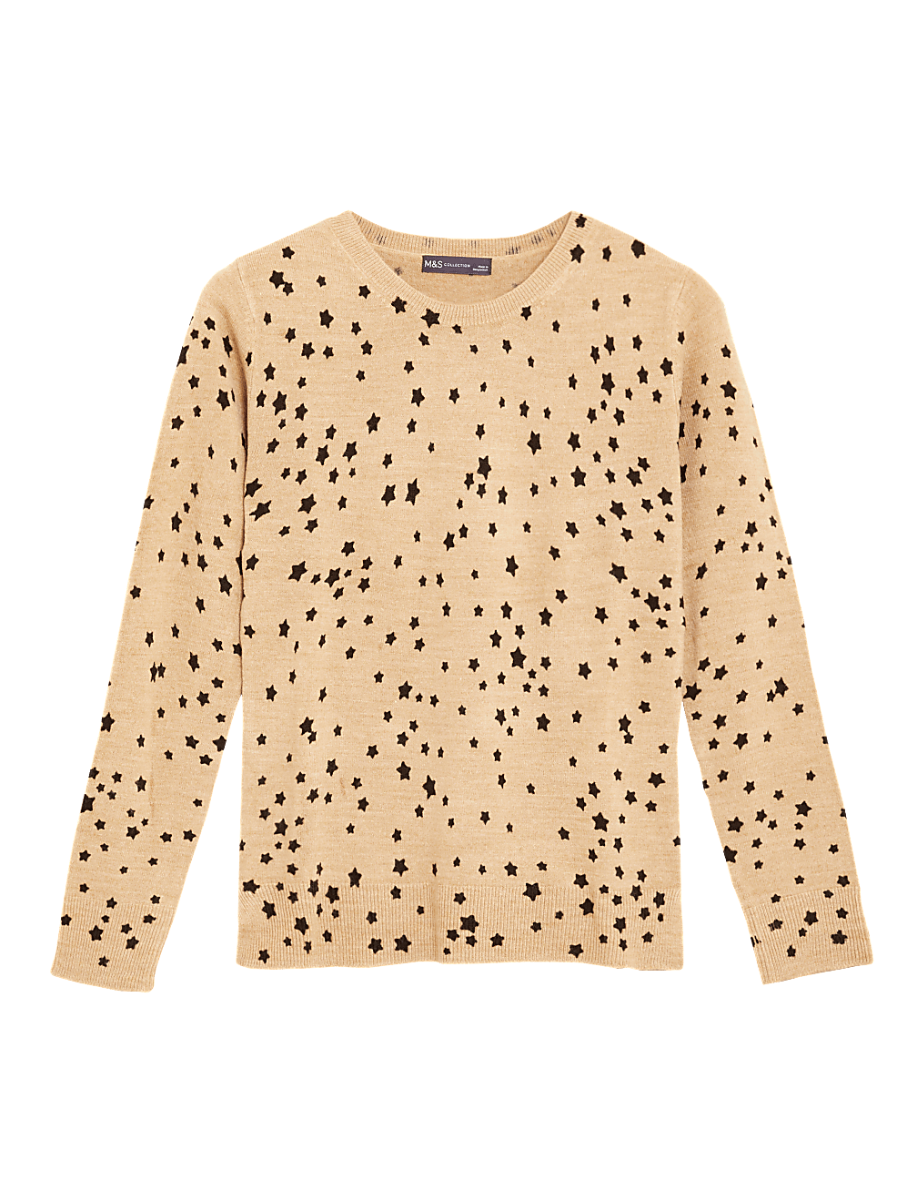 Supersoft Star Print Crew Neck Jumper