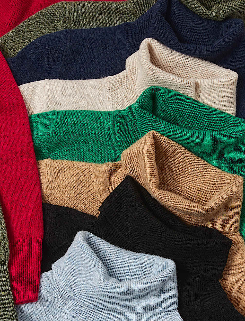 Pure Cashmere Roll Neck Jumper