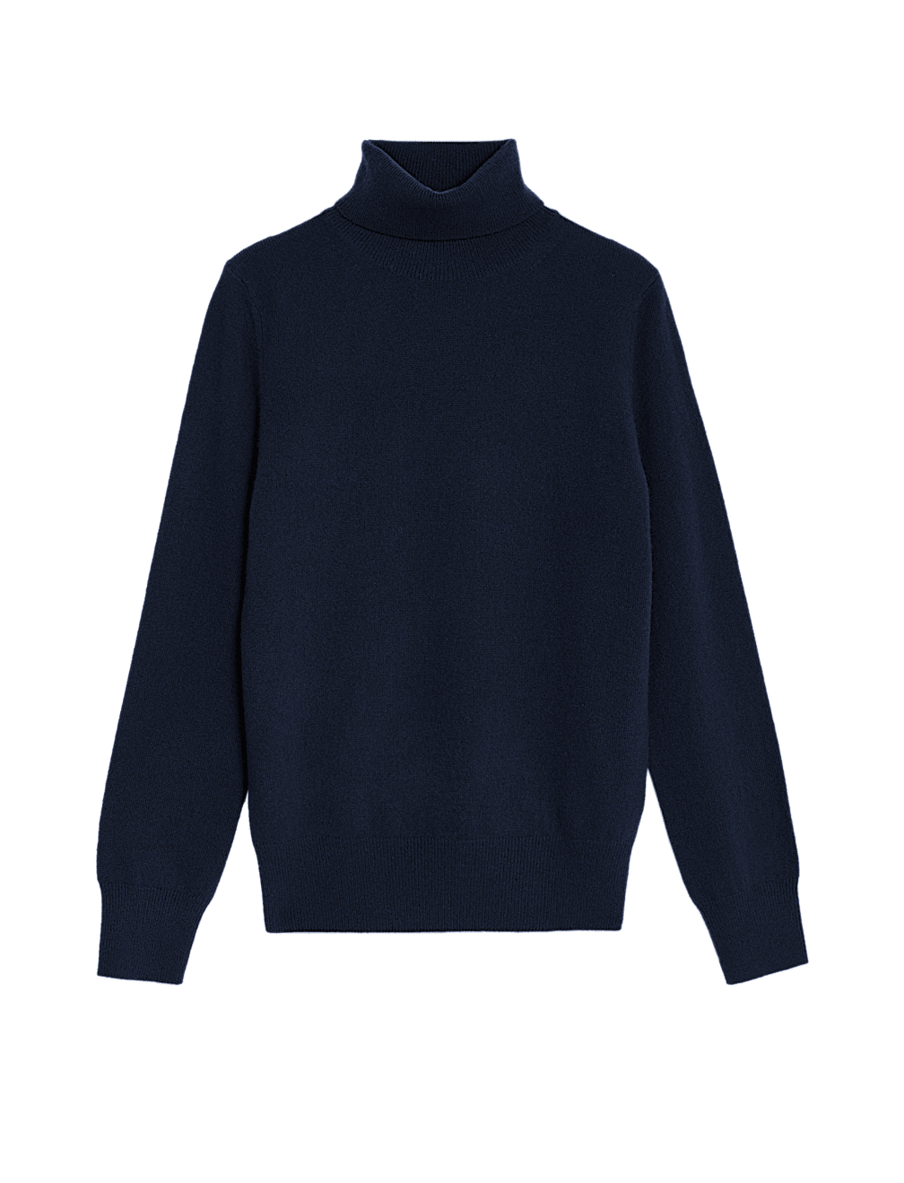 Pure Cashmere Roll Neck Jumper
