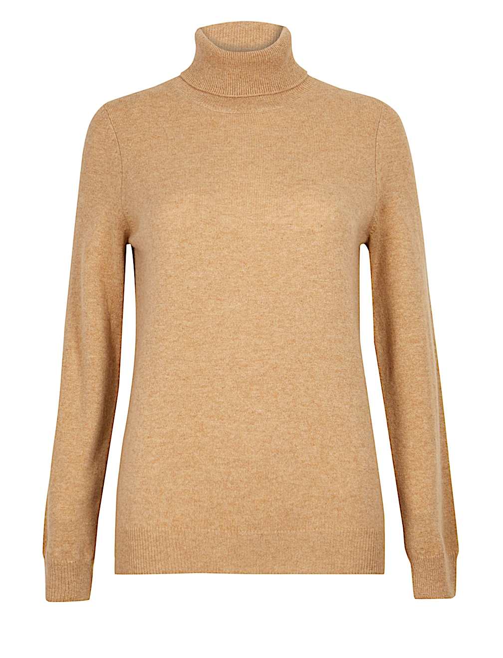 Pure Cashmere Roll Neck Jumper