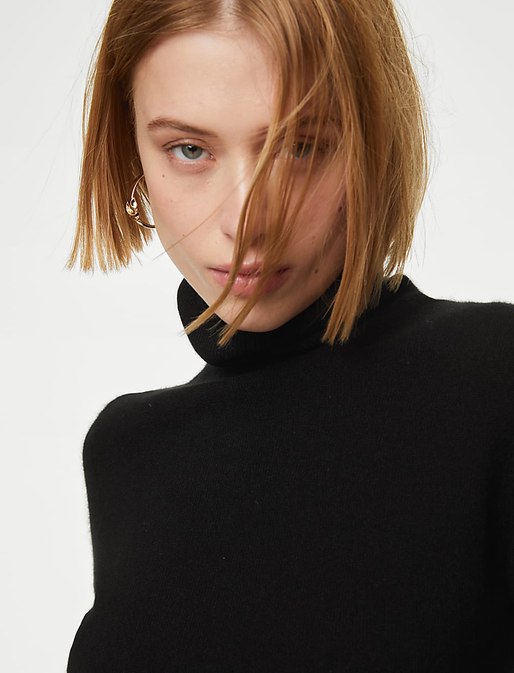 Marks and spencer cashmere polo neck jumpers deals