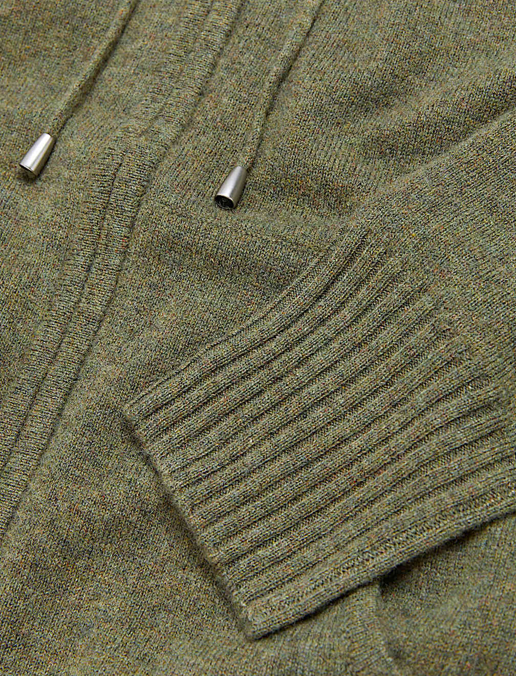 Pure Cashmere Knitted Relaxed Hoodie