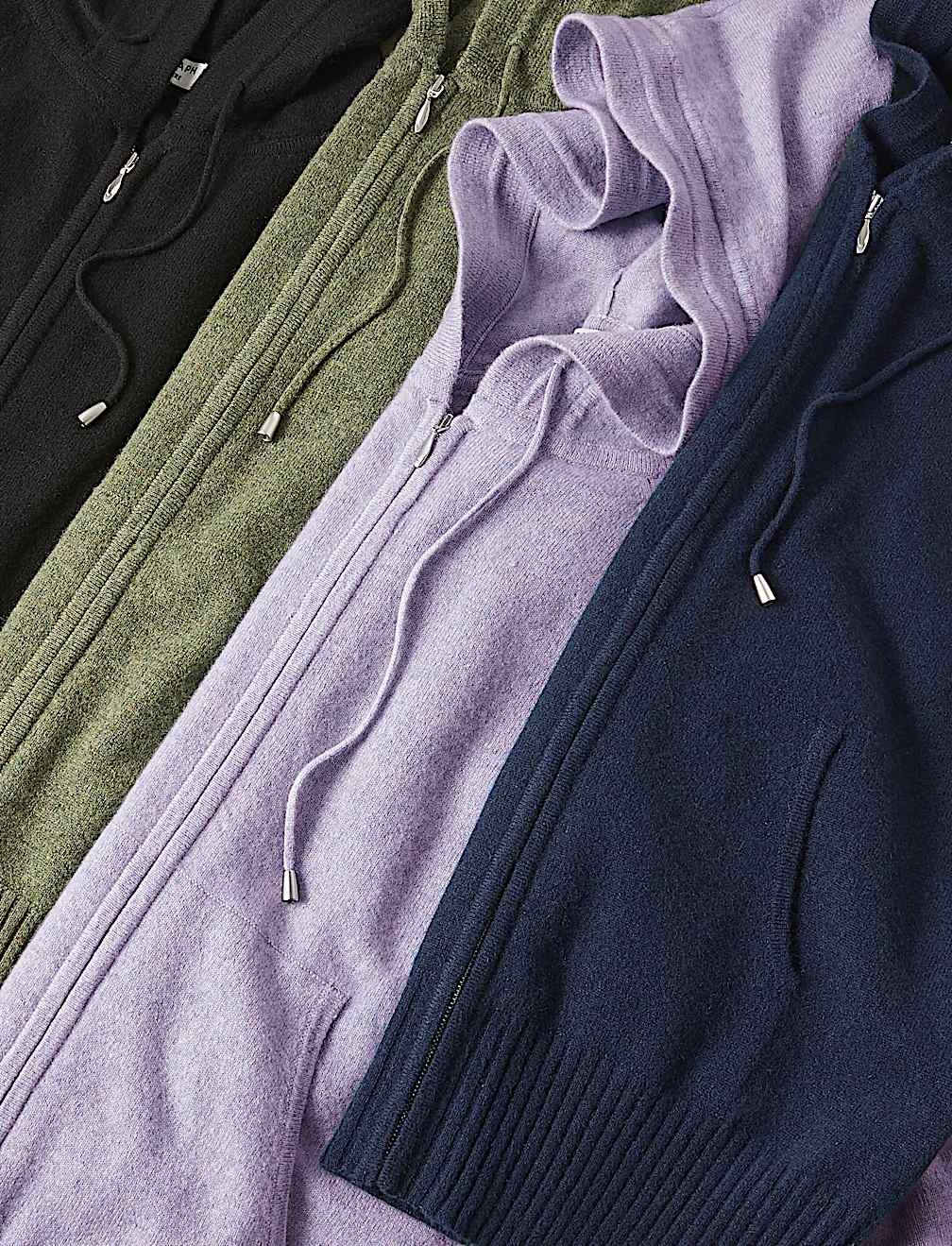 Pure Cashmere Knitted Relaxed Hoodie