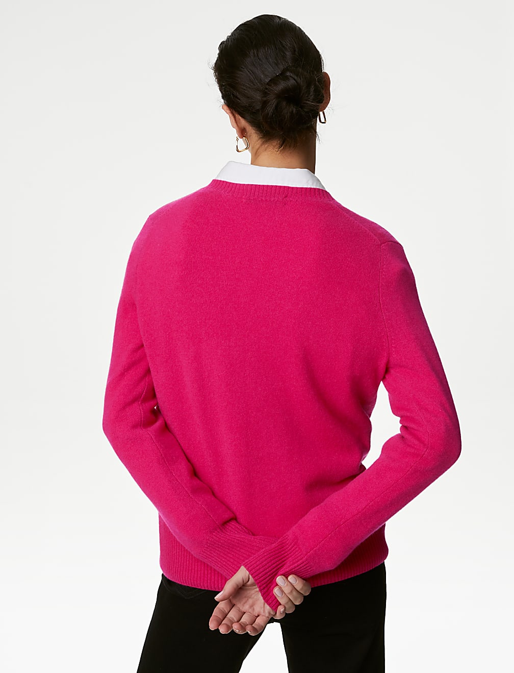 Pure Cashmere V-Neck Jumper