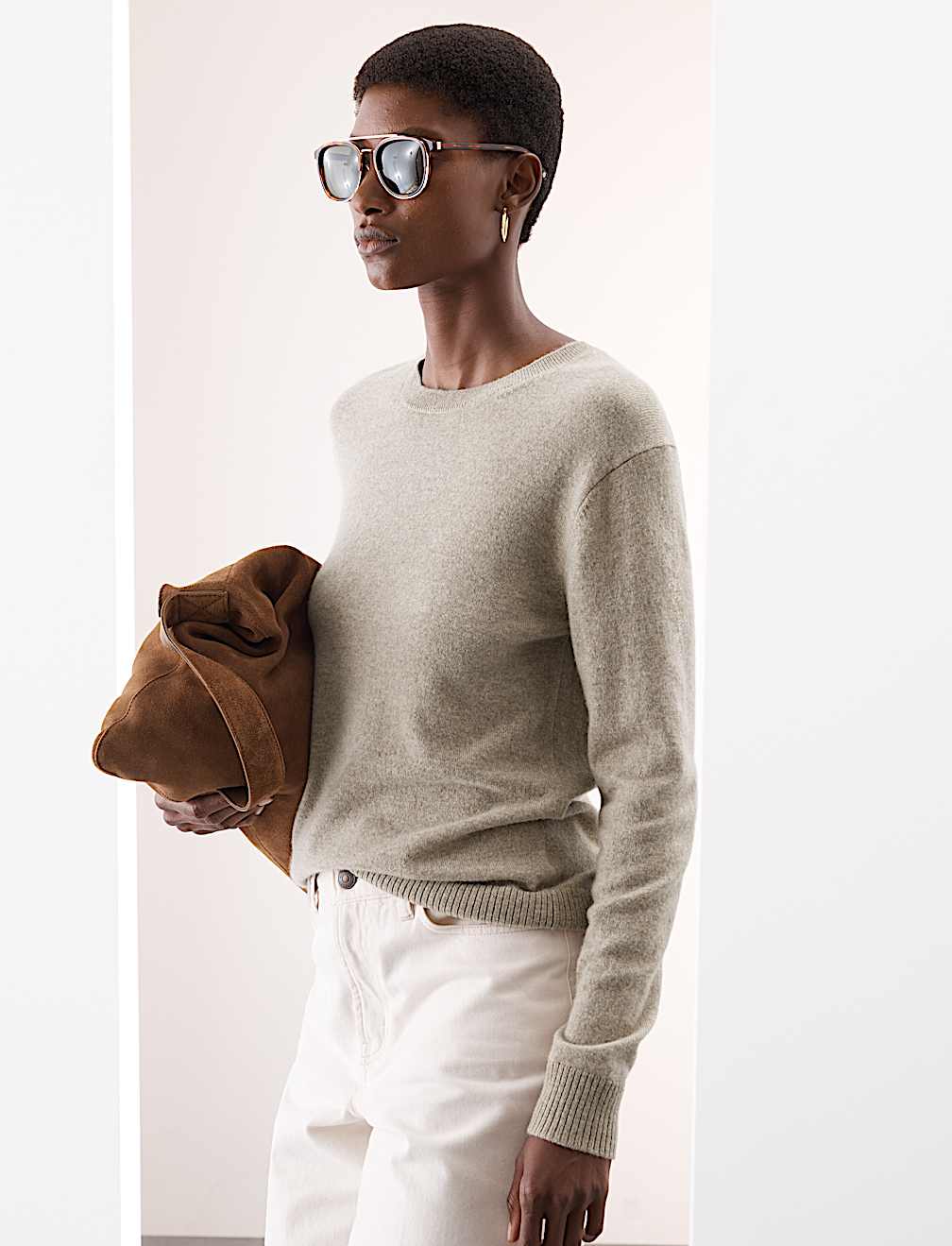 Pure Cashmere Crew Neck Jumper