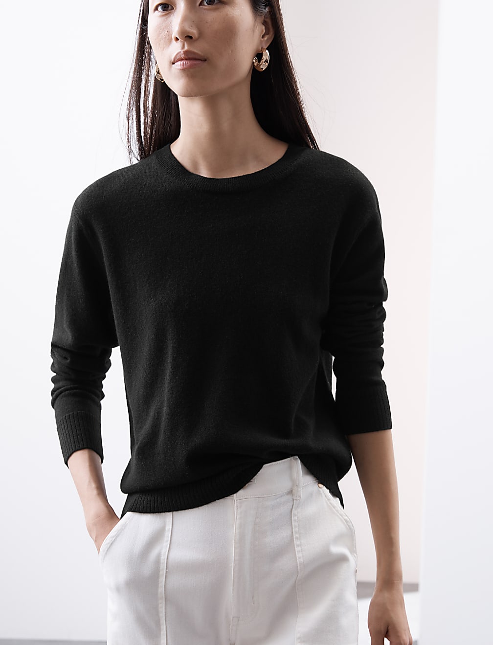 Pure Cashmere Crew Neck Jumper