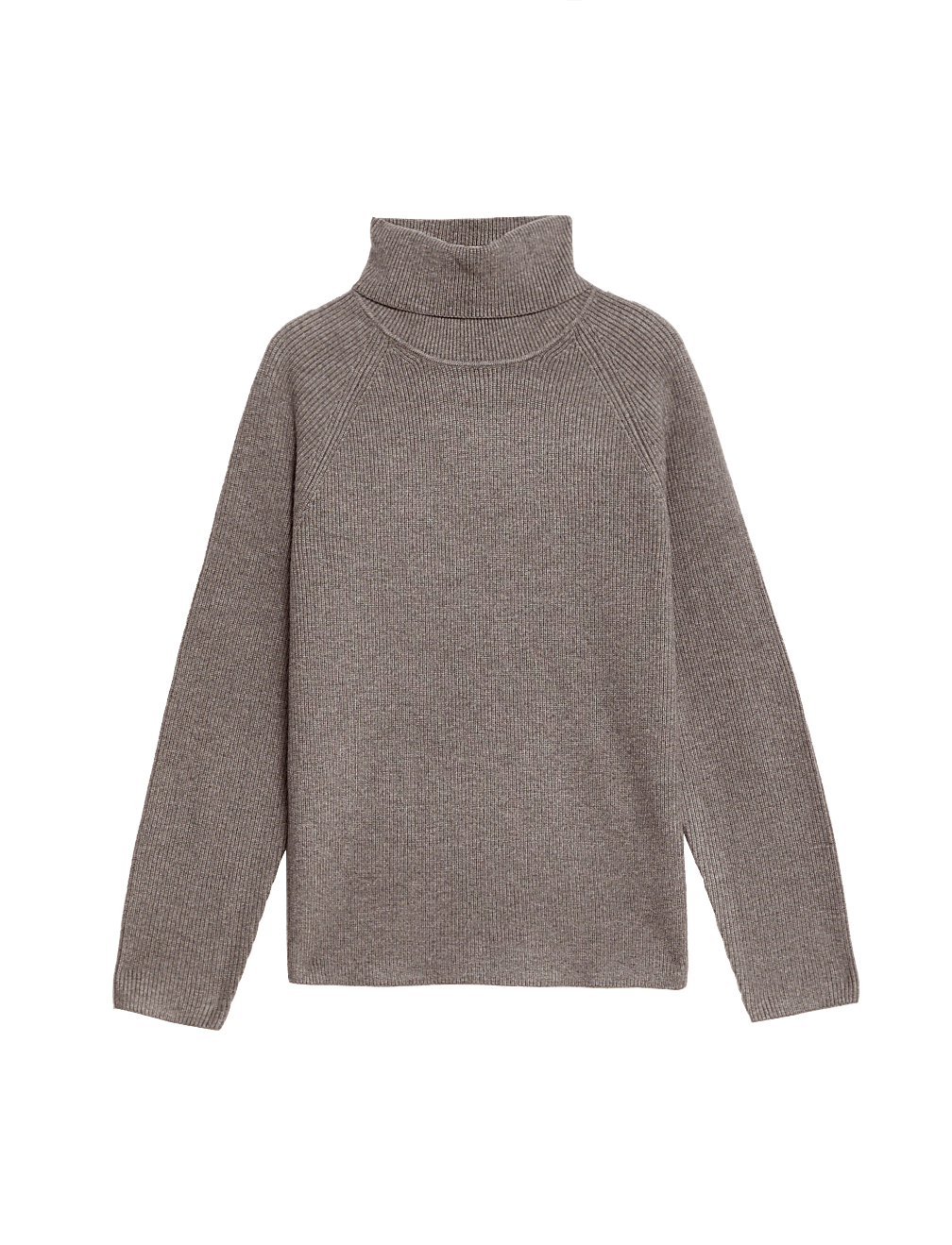 Ribbed Roll Neck Jumper