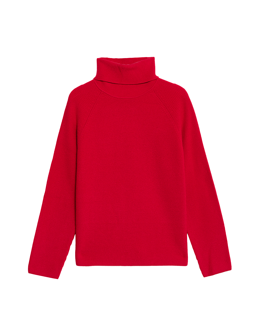 Ribbed Roll Neck Jumper