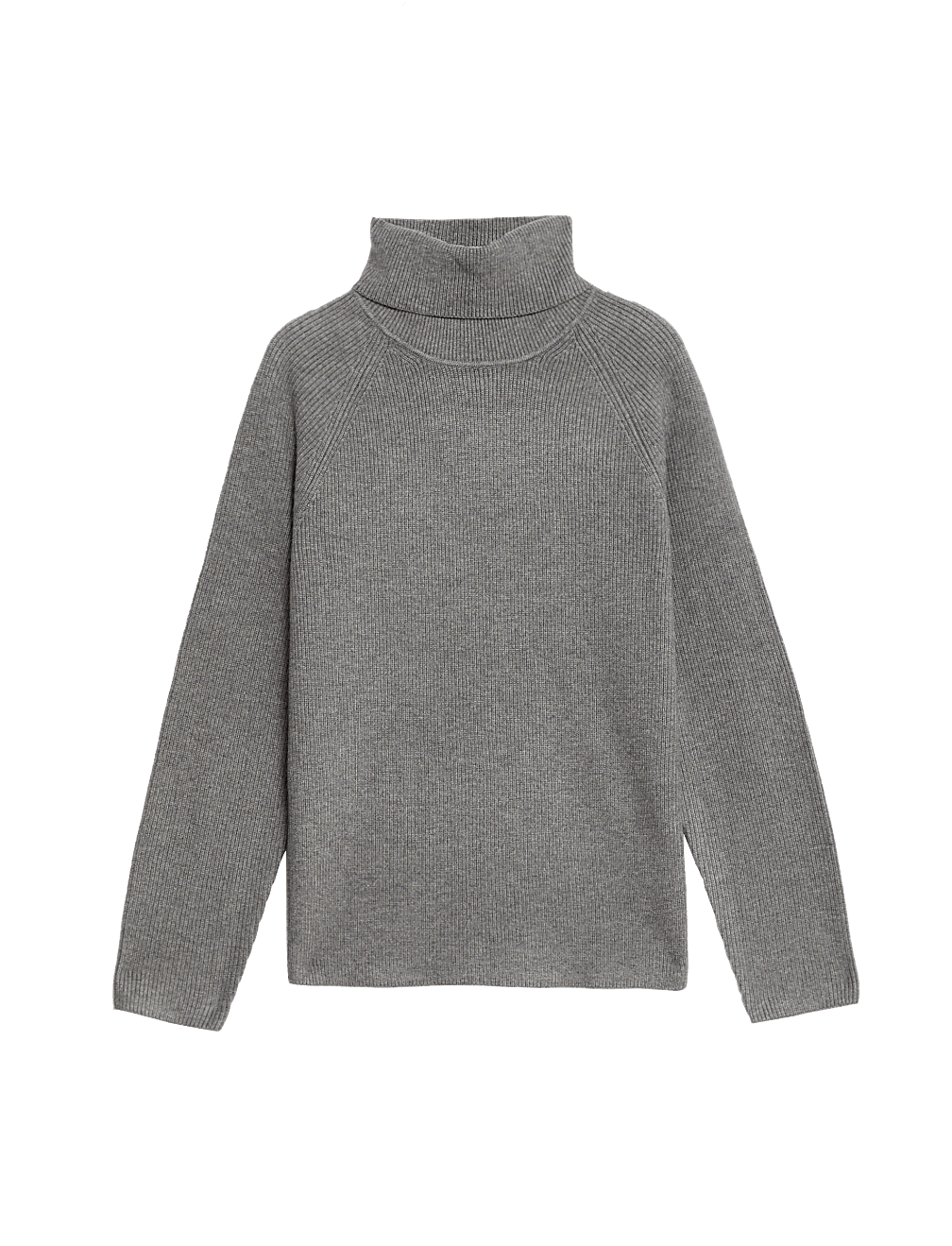 Ribbed Roll Neck Jumper