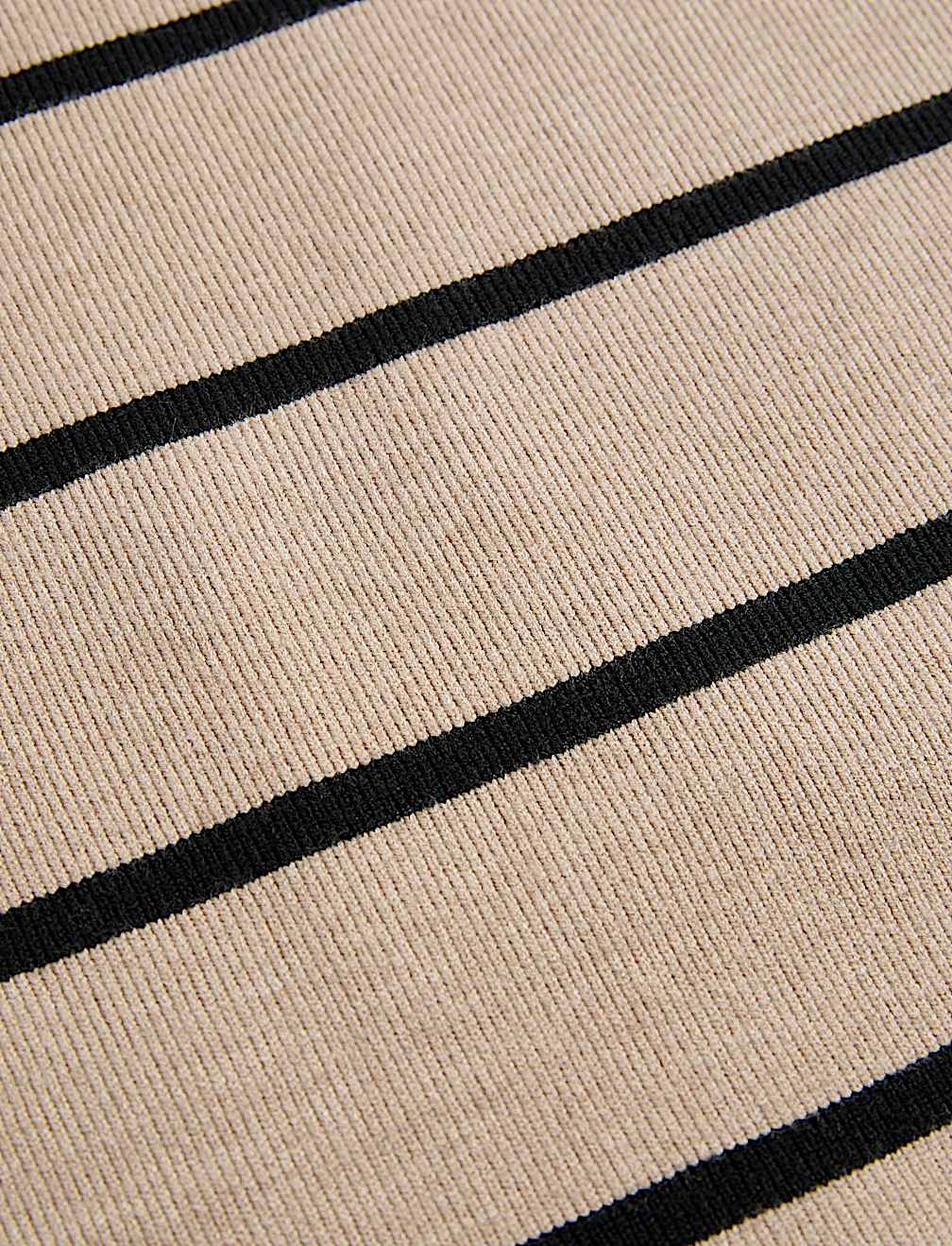 Soft Touch Striped Crew Neck Jumper