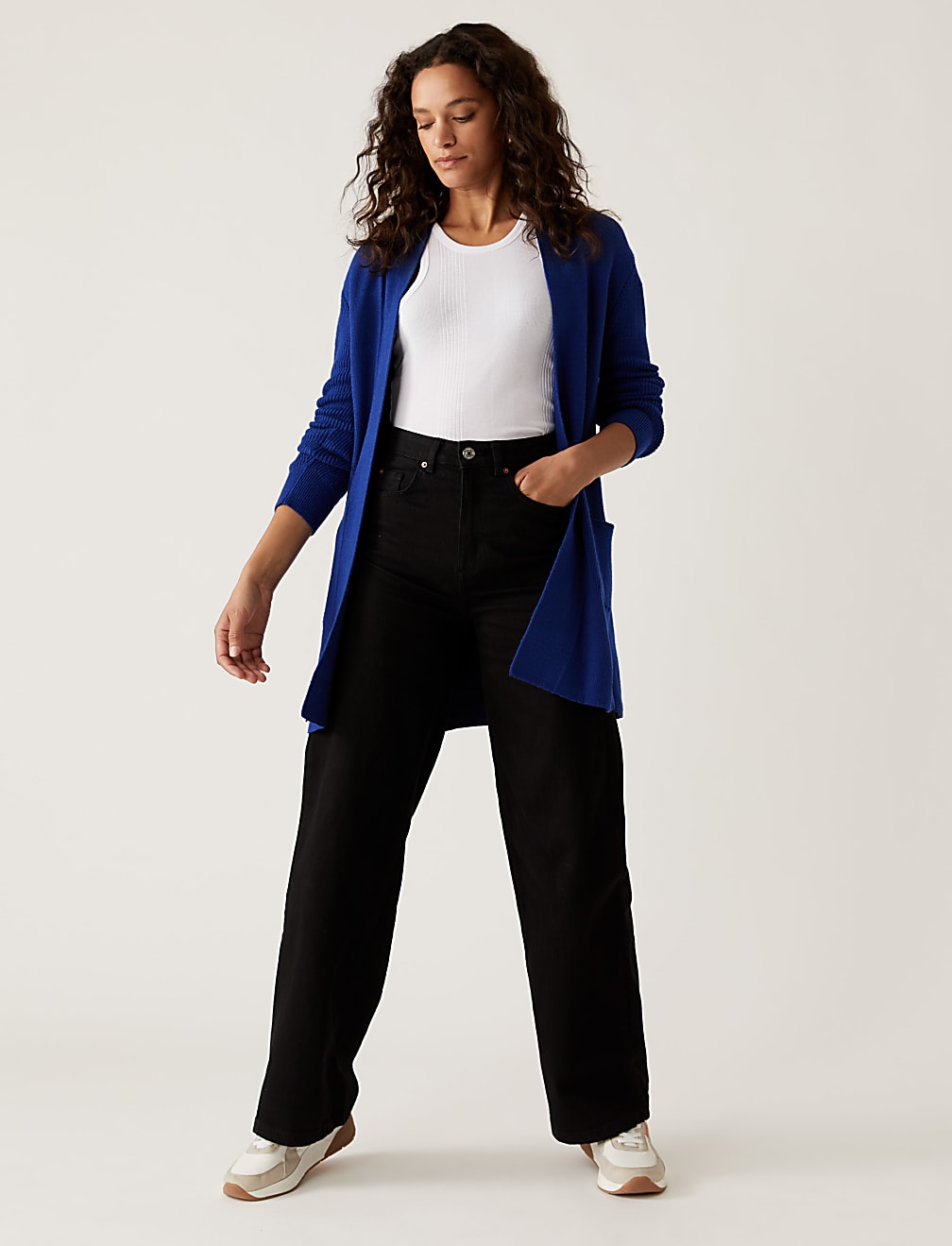 Soft Touch Knitted Longline Cardigan