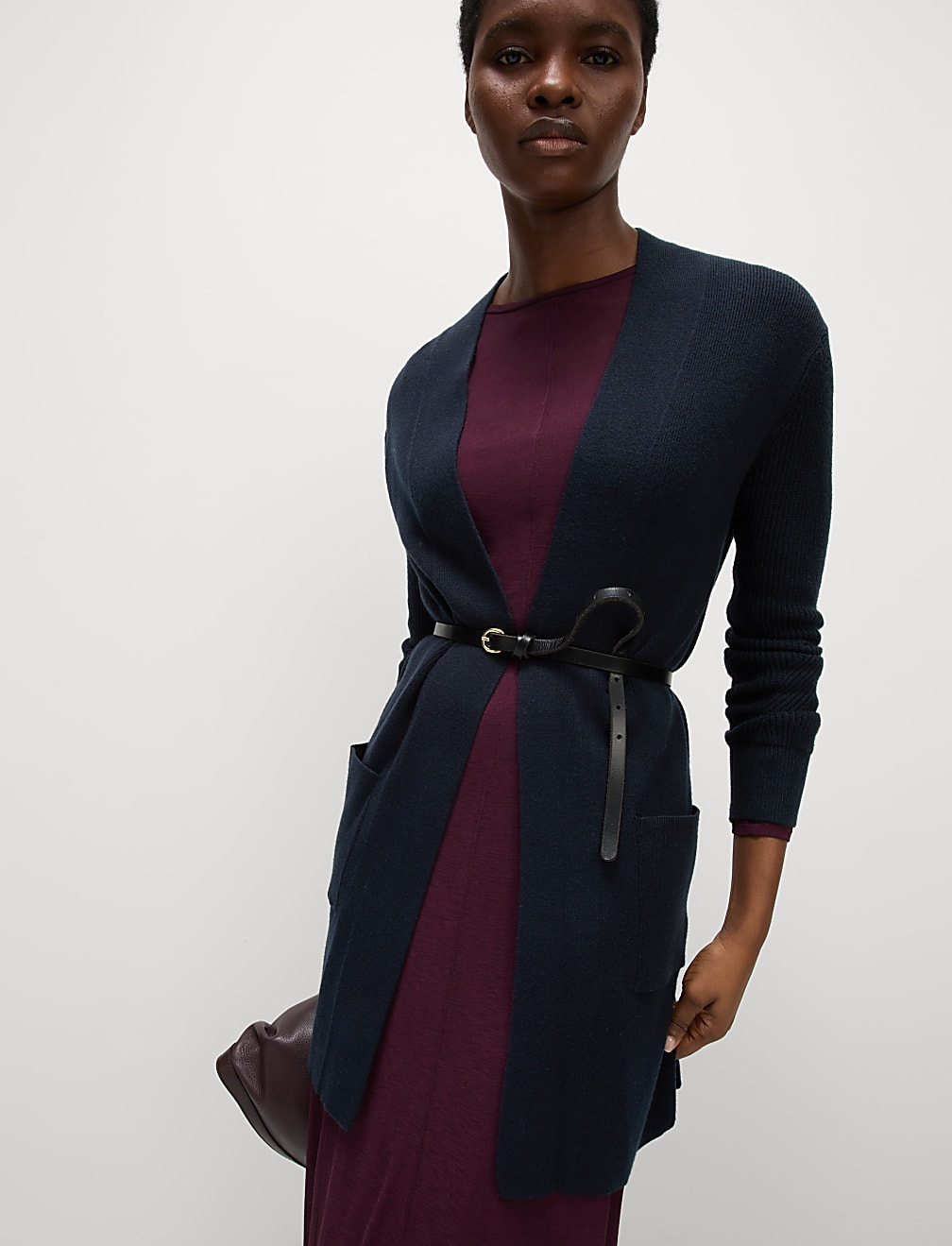 Soft Touch Knitted Longline Cardigan