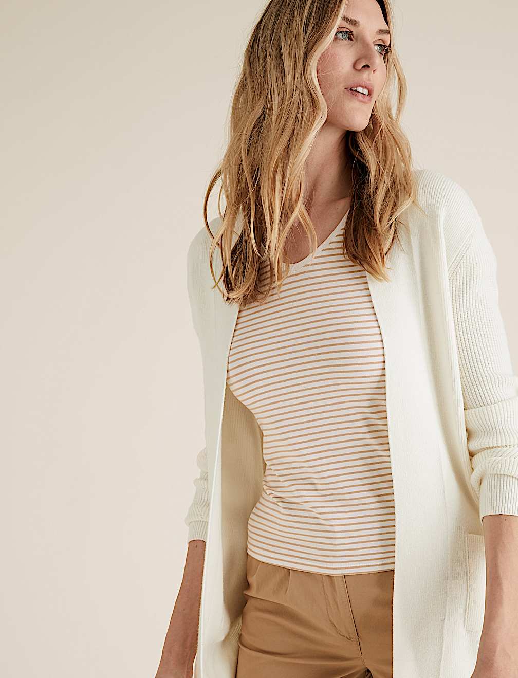 Soft Touch Knitted Longline Cardigan