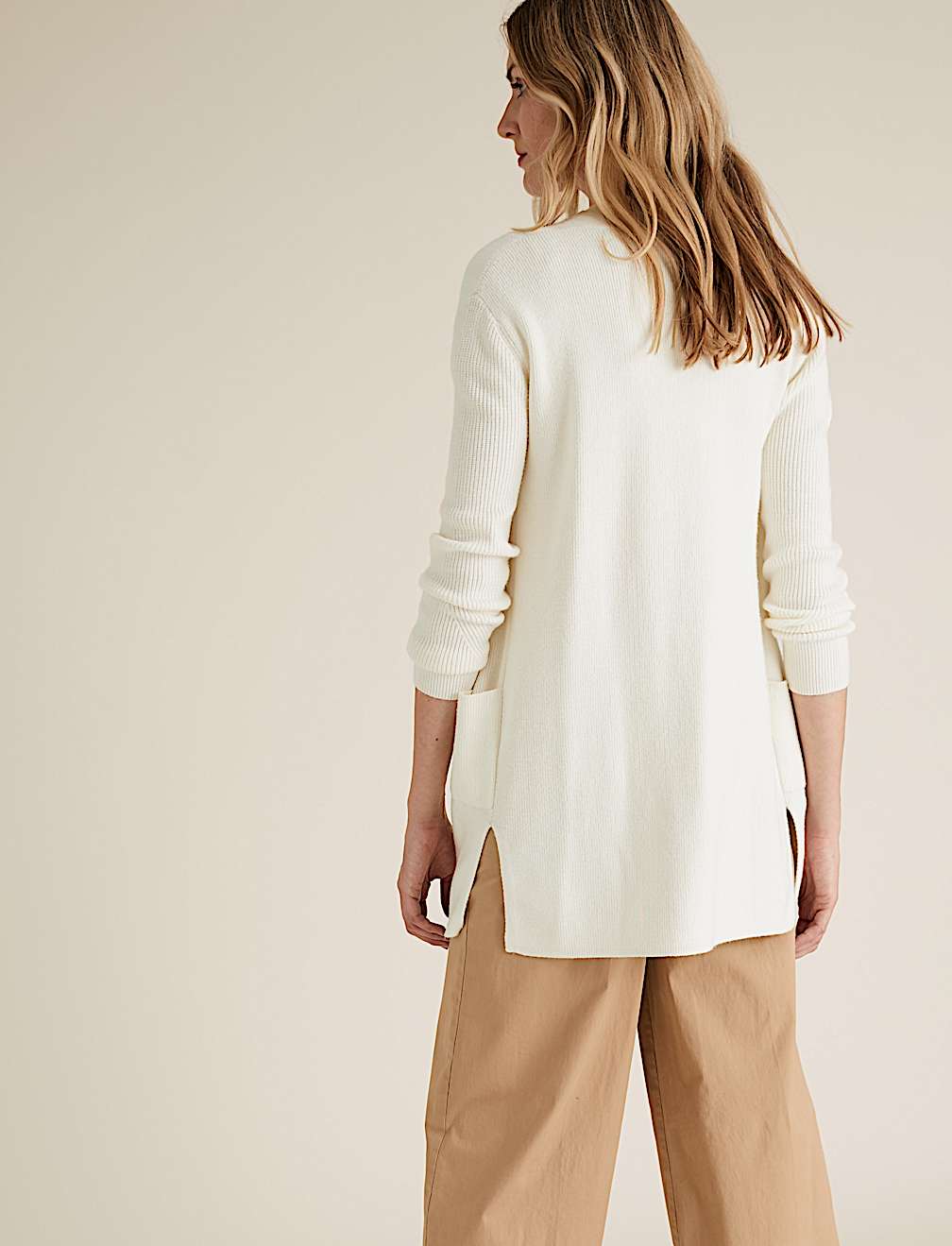 Soft Touch Knitted Longline Cardigan