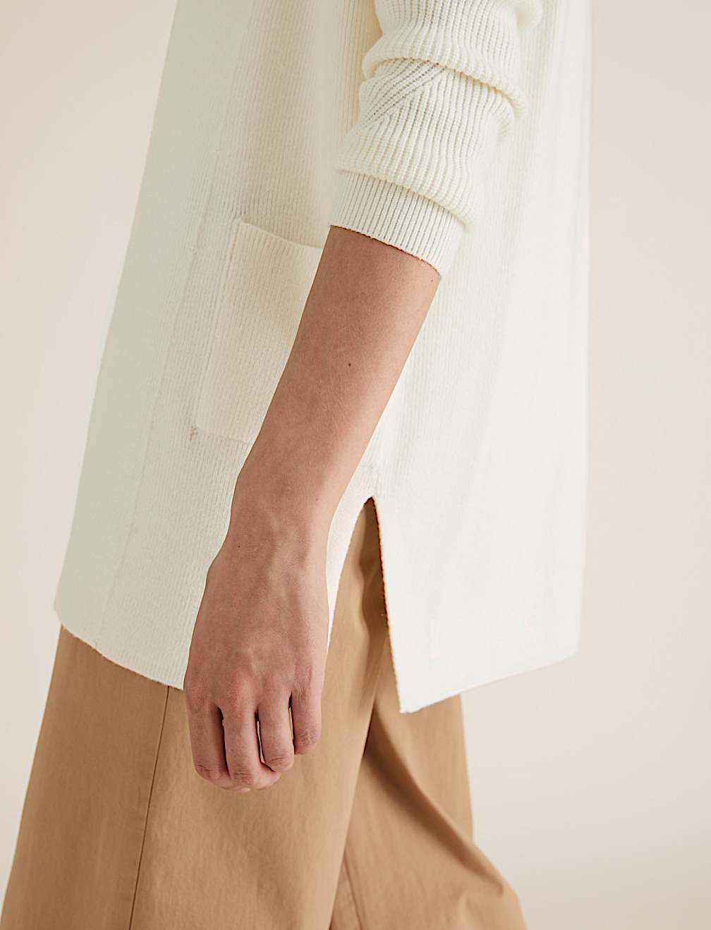 Soft Touch Knitted Longline Cardigan